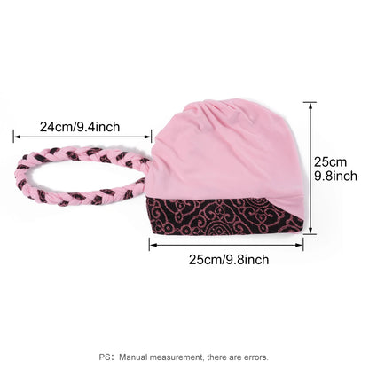 2024 Head Scarf for Muslim Women Turban Cap Ladies Islamic Print Bonnet Hat Braid Headband Turbante Mujer Beanies Hats