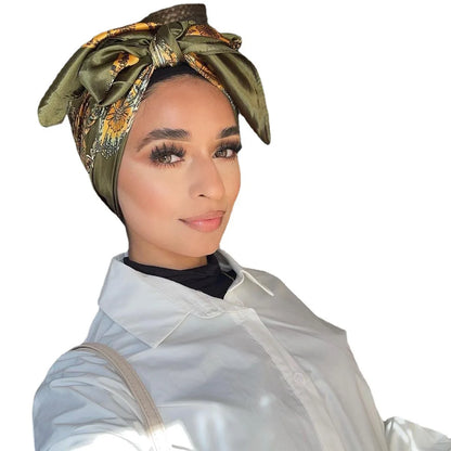 Head Scarf Women Pirate Costume Accessories Silk Red Bandana for Hair Wrapping Soft Neckerchief Silk Foulard Satin