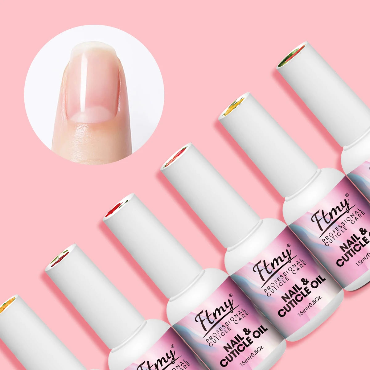 Nail Cuticle oil - 15ml, Alcohol-Free, Vitamin C &, Glycerol Infused,Moisturizing Hand &, Foot Care for Dry Skin