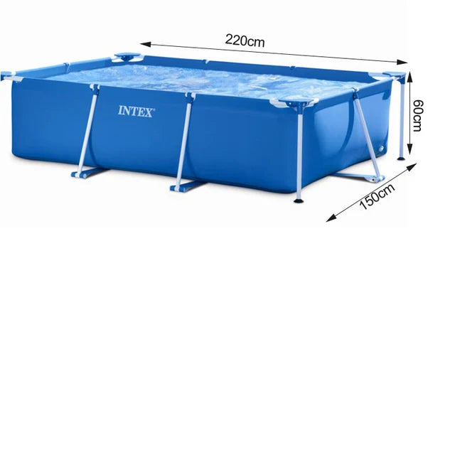 220cm 450cm  full set metal frame steel rectangular square swimming Pool Pipe Rack Pond Large Bracket above ground filter summer