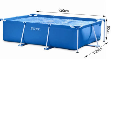 220cm 450cm  full set metal frame steel rectangular square swimming Pool Pipe Rack Pond Large Bracket above ground filter summer