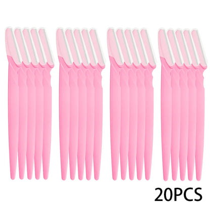 Razor Set Eyebrow Multipurpose Face Razors For Women and Men Dermaplaning Tool  Easy To Use Cutter Shaver Blades Makeup Tools