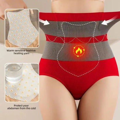 Women's High Waist Belly Slimming Panties Body Shapers Waist Trainer Butt-lifting Non-trace Warm Underwear Hot Underpants