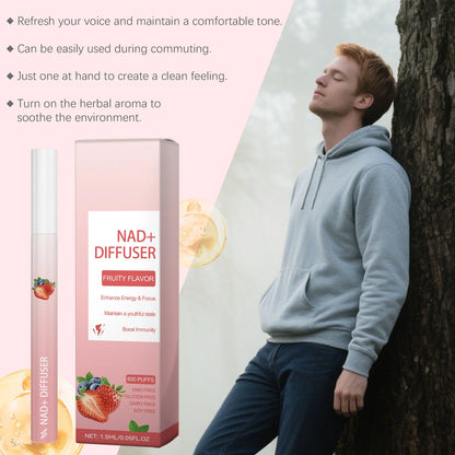 Herbal Energy Stick Nad+ Diffuser Enhance Focus Improve Vitality Boost Immunity Fatigue Relief Smooth Breathing Relax Energy Pen