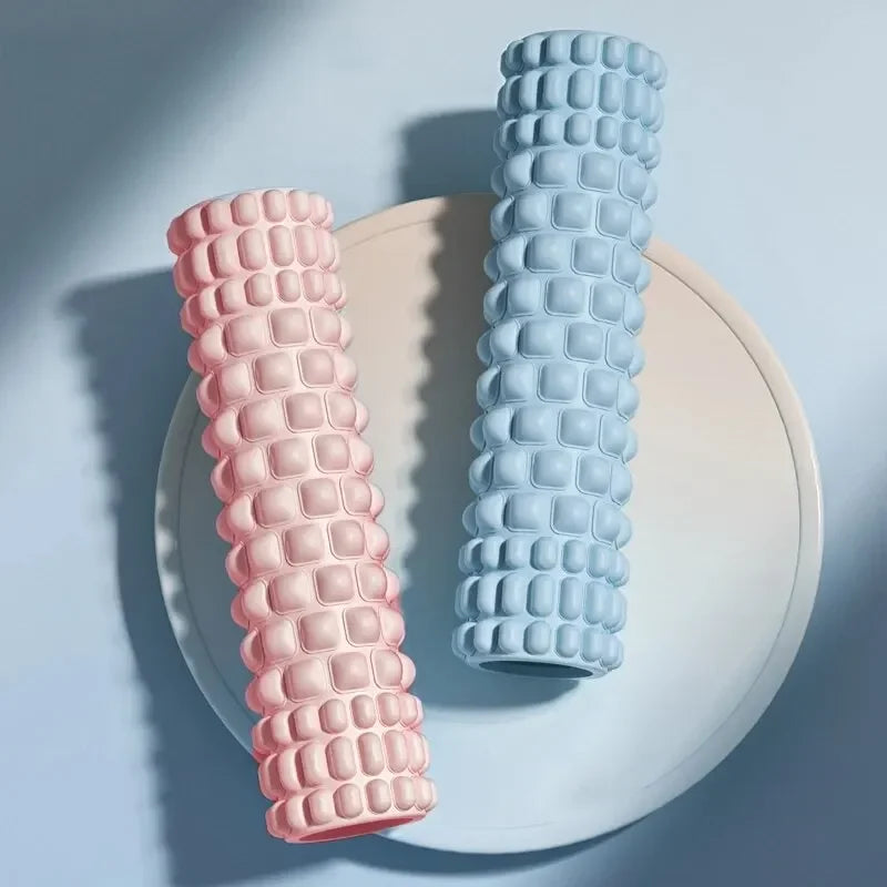 Blue Foam Rollers for Muscle Massage - Medium-Density Back Foam Roller for Back Pain Relief & Muscle Recovery in Legs & Arms