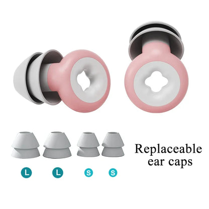 1 Pair Earplugs For Sleeping Noise Reduction Swimming Ear Plugs Waterproof Oordopjes Protection Tapones Para Dormir Ear Plug