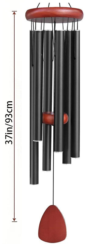 Music Wind Chime Classic Metal Wind Chime Aluminum Tube Commemorative Wind Chime Home Outdoor Festival Gift Decoration Iron Art