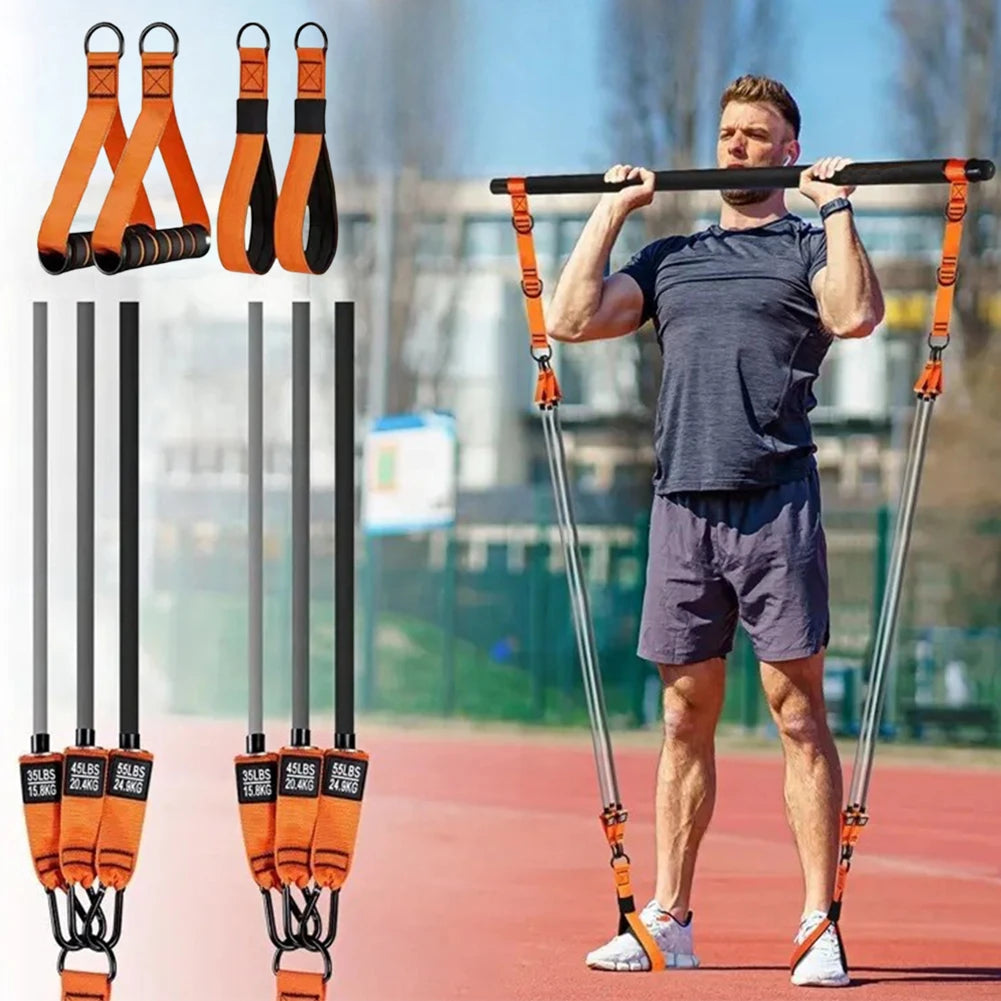 Workout Resistance Bands Pilates Yoga Pull Rope Exercise Training Expander Elastic Resistance Belt Home Gym Fitness Exercise