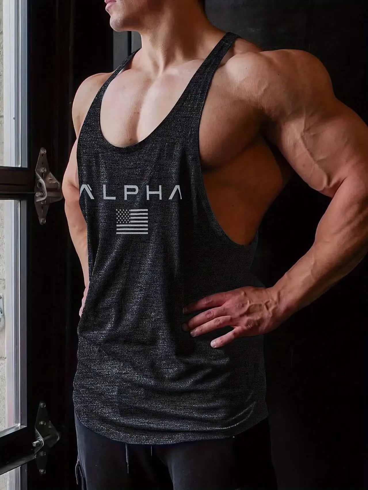 New Fitness Vest Summer Fitness Training Inner Shorts Running Vest Basketball Quick-drying Elastic Loose Sports Vest Men's Top