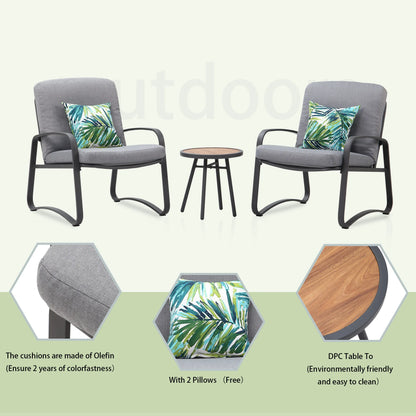3 Piece Rocking Bistro Patio Set