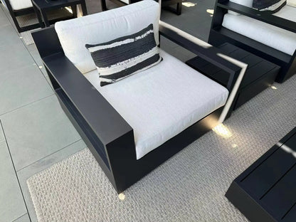 Wholesale Patio Furniture Sofa Waterproof Outdoor Aluminum Casting Furniture Set Fashion Garden Sofa