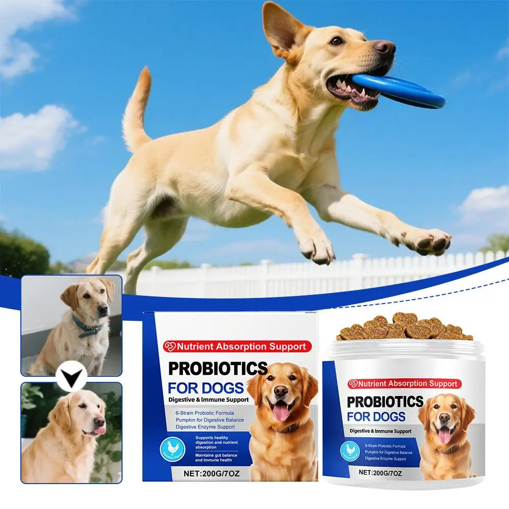 Dog Specific Probiotic Soft Granules - Intestinal Balance Digestion Support Pet Nutritional Supplement For All Ages