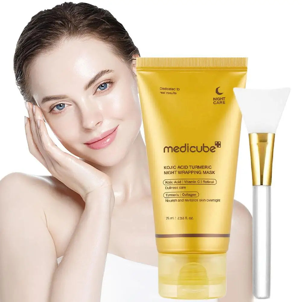 Turmeric Deep Collagen Peel Off Mask Anti Wrinkle Lifting Korean Skin Care Masks For Nighttime Care Skin Hydrating Boost Gentle