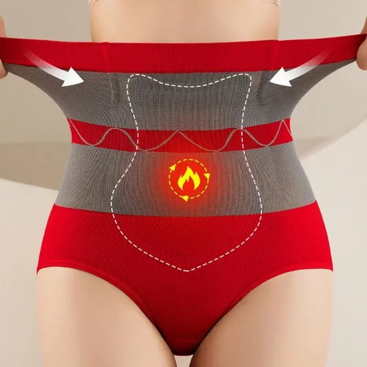 Women's High Waist Belly Slimming Panties Body Shapers Waist Trainer Butt-lifting Non-trace Warm Underwear Hot Underpants