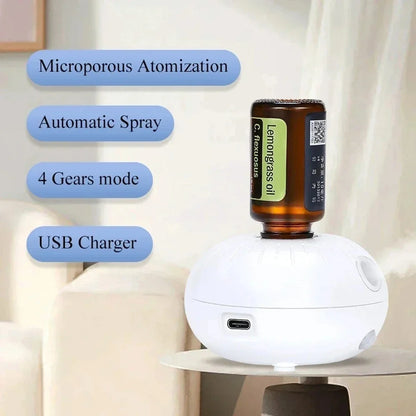Aromatherapy Essential Oil Diffuser Waterless Scent Aroma Diffuser Mini Sprayer Humidifier For Room Fragrance Air Freshener