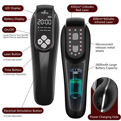 Cold laser treatment of horses wavelength 680nm808nm  Red Light&TENS Therapy Device for Arthritis Heel Spurs Pain Relief Horse