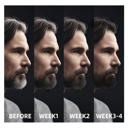 Grey-Reducing Beard Wash Nourishes and Softens Beard Hair Cleaning Facial Hair Prevent Damage and Dryness Men Beard Care 118g