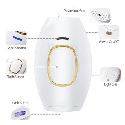 New IPL Hair Removal Laser Epilator For Women 500,000 Flash Depilator Pulses Permanent Laser Epilator Painless Hair Removal