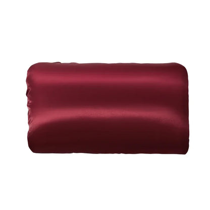 2pc Elastic band Pillow case 100% Satin pillowcase solid color pillow cases pillow cover for bed