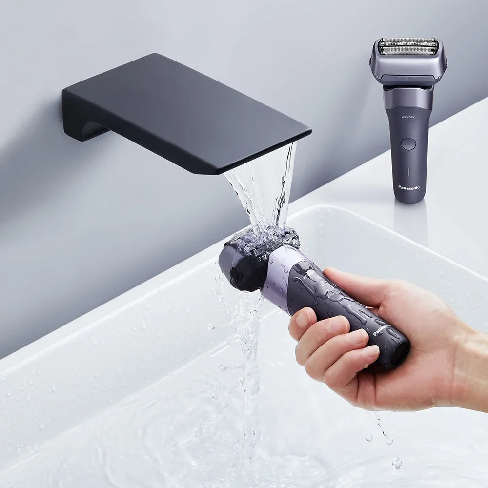Panasonic Electric Razor for Men, Wet/Dry Electric Shaver with 3-Blade Cutting System, Ergonomic Handle and USB-C Charging