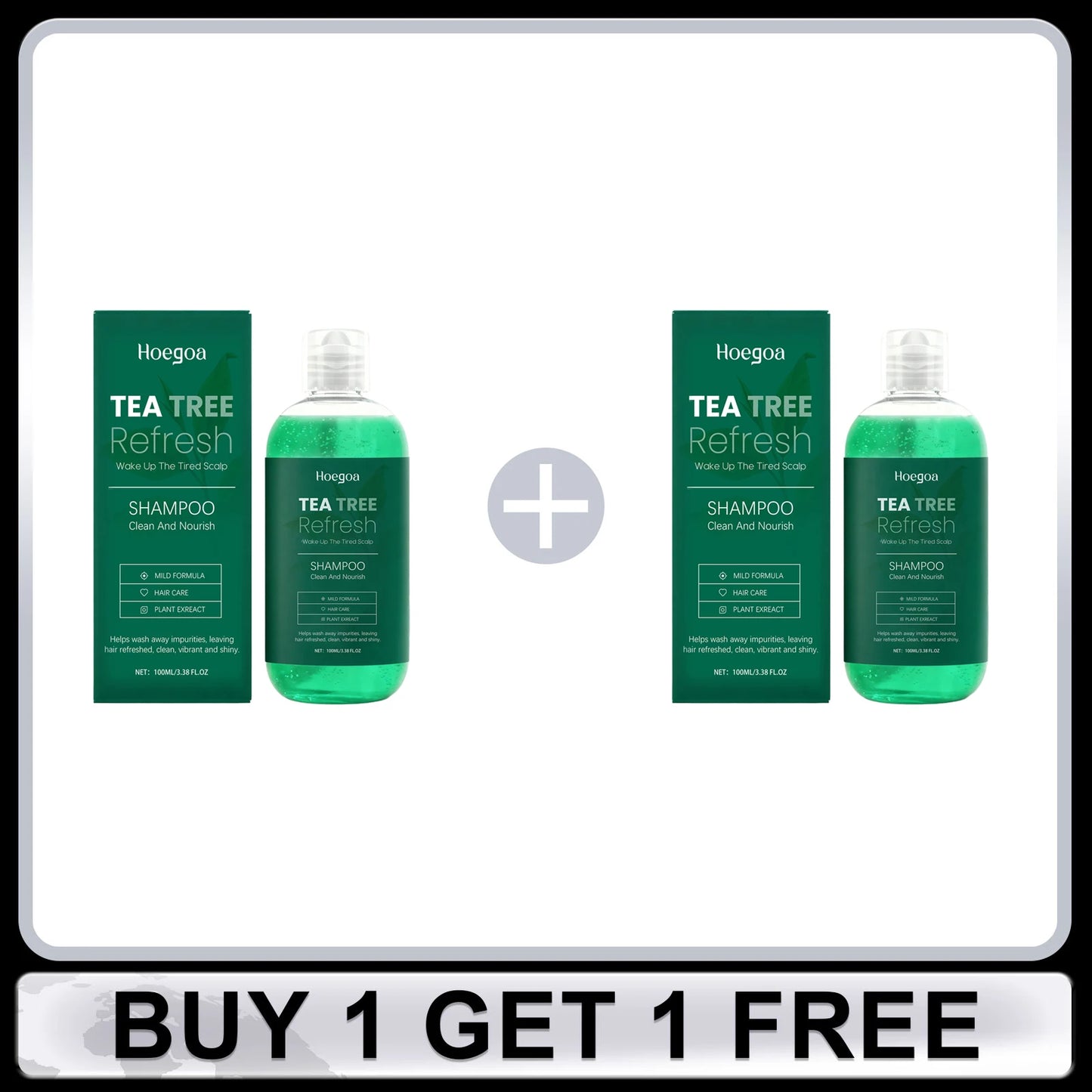 Tea Tree Shampoo Oil Control Cleaning Hair Nourishing Refresh Scalp Strengthen Hair Roots Reduce Dryness Anti Frizz Hair Care