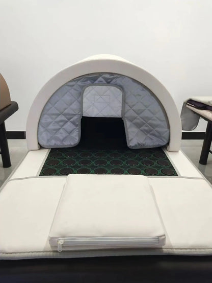 far infrared body slimming sauna bed tourmaline therapy heated detox sauna bed