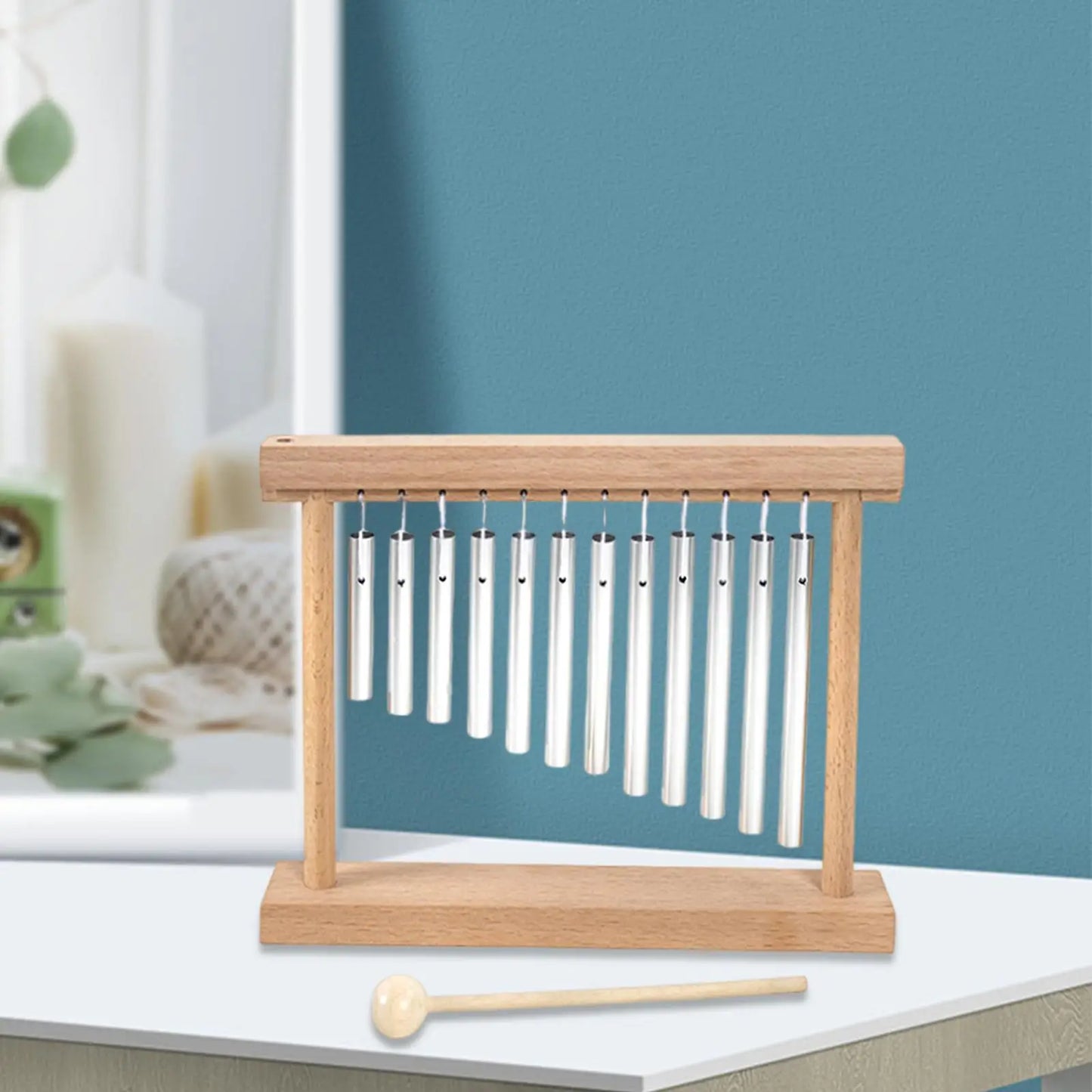 Table Top Wind Chime Relaxing Hand Chimes for Practice Performance Classroom