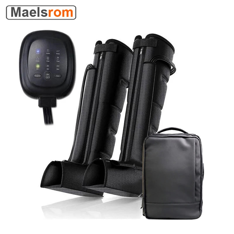 Leg Massager 4 Cavity Air Compression Leg Wraps Foot Ankles Calf Massage Machine Promote Blood Circulation Relieve Pain Fatigue
