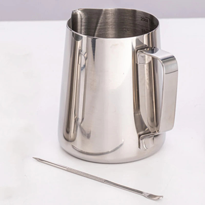 1pc Stainless Steel 304 Coffee Cup Latte Art Cup Milk Cup, Coffee Utensils Foam Art Pot