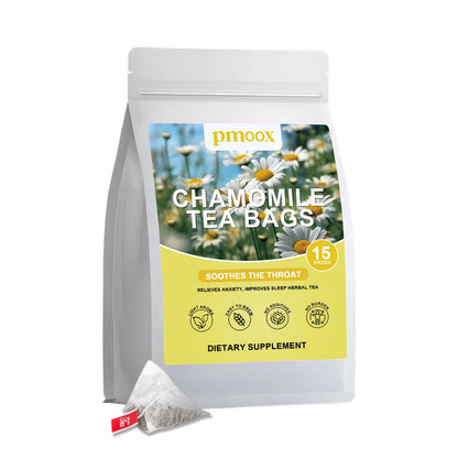 Chamomile Tea - Natural Soothing Herbal Infusion for Sleep | Organic Calming Brew to Unwind & Rest Easy