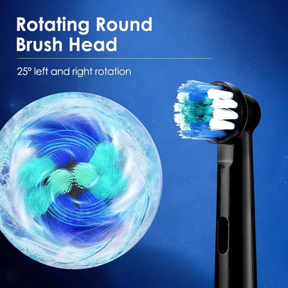 Oral B Ultra Electric Toothbrush 3D Rotation Rechargeable Teeth Brush Pressure Sensor 4 Brushing Modes 2 Min Timer