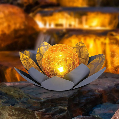 Solar Garden Lights Outdoor Waterproof LED Lotus Sunlight Yard Patio Lawn Path Driveway Decor Landscape Lights Garden Decoration