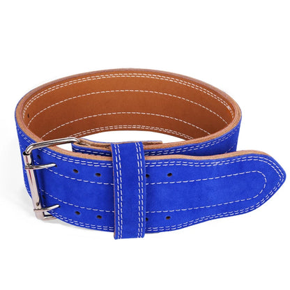 Powerlifting Fitness Belt Squat Deadlift Men's Weightlifting Sports Waist Protection Weight Training Protective Equipment Cowhid
