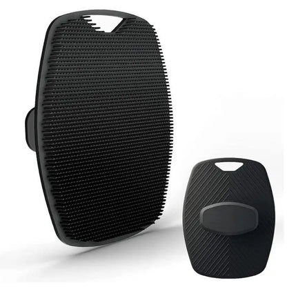1pc Soft Silicone Exfoliating Brush Cleanser Manual Body Cleansing Scrubber Shower Gentle Massage Bath Brush For Men