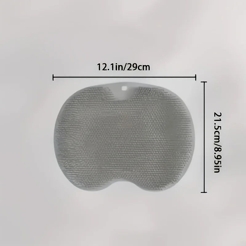 Exfoliating Shower Massage Scraper Bathroom Non-slip Bath Mat Back Massage Brush Silicone Foot Wash Body Cleaning Bathing Tool