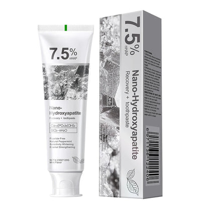 Toothpaste 7.5% Nano-hydroxyapatite Toothpaste New Oral Cleaning Toothpaste Refreshing Breath Removing Tooth Stains Adult Use