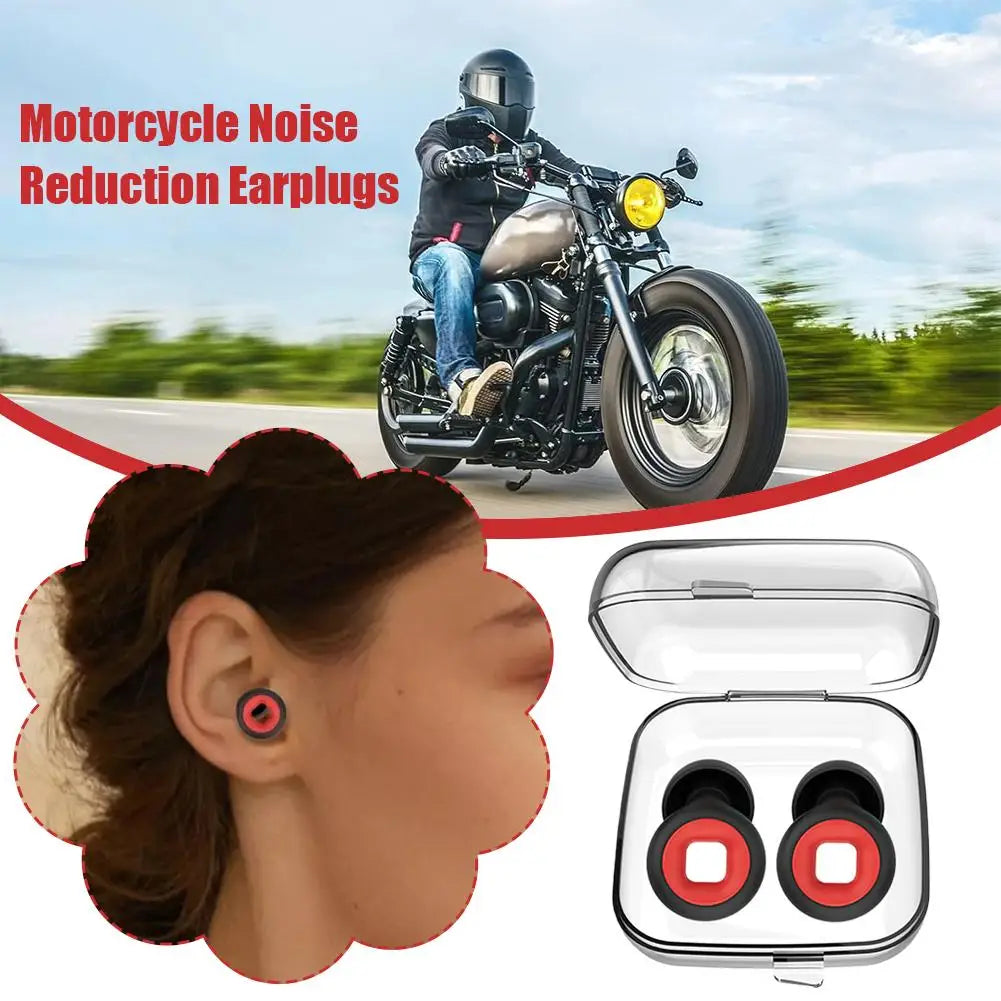 Sleep Soundproof Earplugs Motorcycle Noise Reduction Earplugs Anti-noise Equipment Earplugs Mute Motorcycle