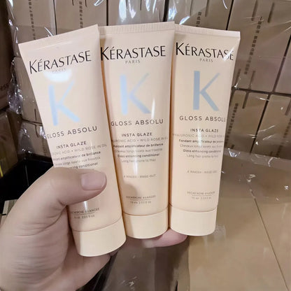 Kerastase Gloss Absolu Gloss Enhancing Conditioner 75ml/2.5oz, Original Conditioner for Women/Men, Hair Care Treatment