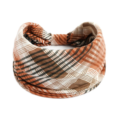 Boho Headbands Wide Knot Hair Scarf Floral Print Hairband Stretch Turban Headwrap Cotton Head Band Fashion Accessories for Women