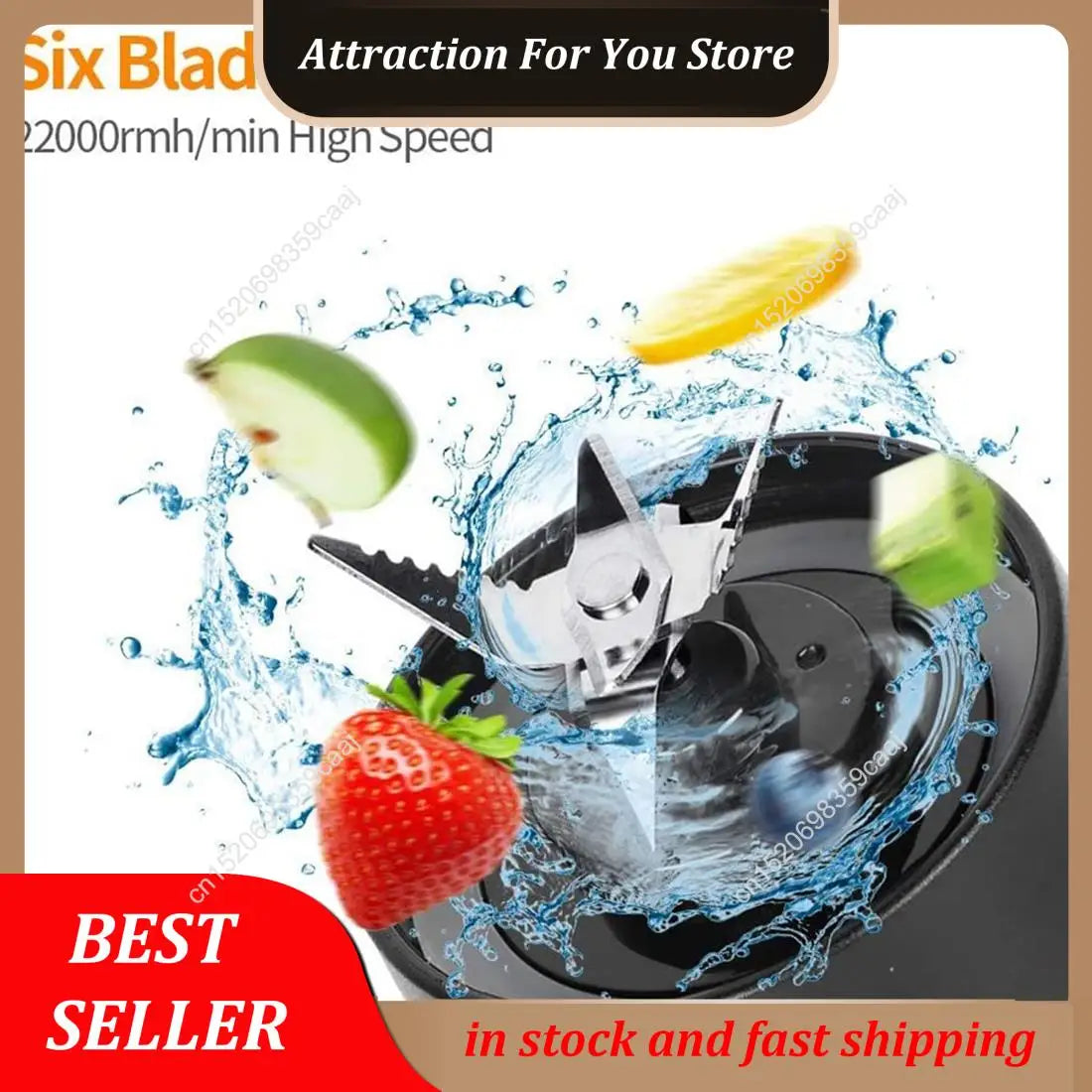 Hot Selling Portable Blender,Smoothie Blender,Mini Blender For Shakes And Smoothies,USB Rechargeable Home Travel Fruit Juicer Cu