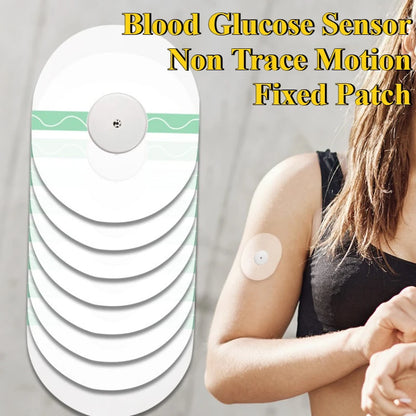 PU blood glucose sensor fixed patch Non marking sports anti slip adhesive patch transparent invisible waterproof