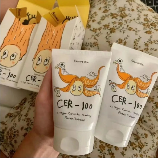 Korean Cer-100 Hair Treatment Care Mask Protein Coating Collagen Keratin Repair Damaged Prevent Hair Breakage Improve Frizz