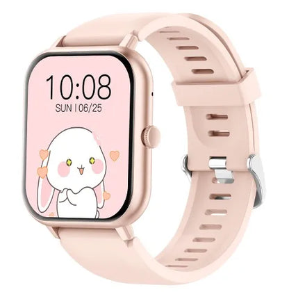 LIGE Sleep Monitoring Smart Watch 1.83” HD Screen Bluetooth Call Pedometer IP67 Waterproof 100+ Sports Modes Smartwatch Men Lady