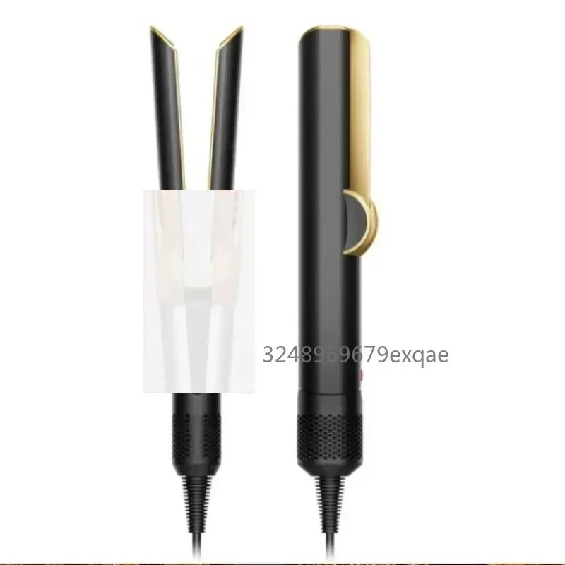 Professional 2-in-1 Hair Dryer and Straightener Negative Ion Iron Long Lasting Styling Tool Wet and Dry Straightener