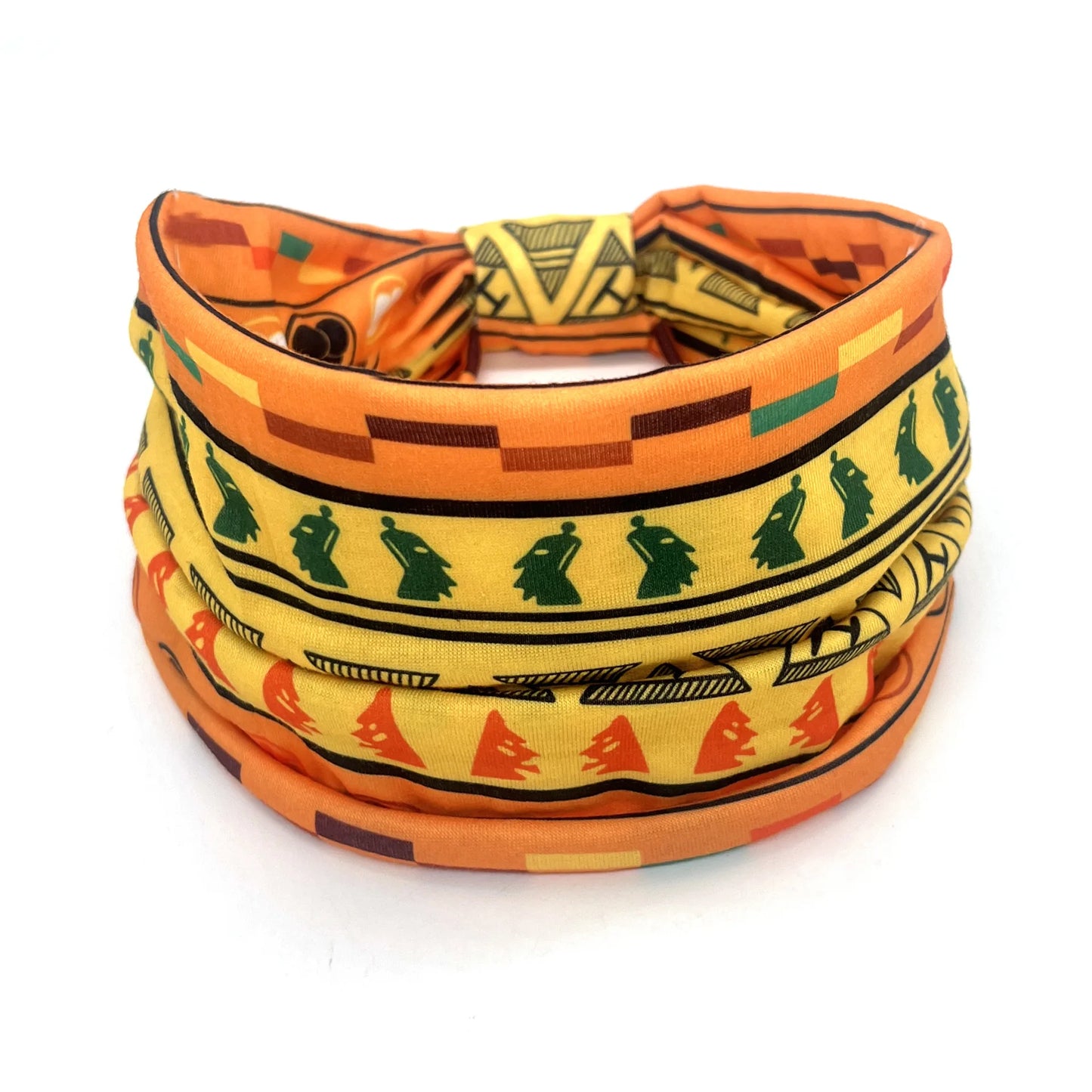 1 Pcs European American Women'S Bohemian Style Elastic Headscarf Yoga fitness Running  ventilation Wide Brimmed Hair Accessories