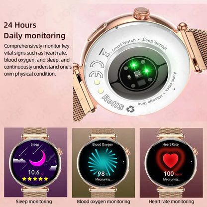 LIGE ECG Smart Watch For Women AMOLED Blood Uric Acid Lipid AI-GPT Heart Rate Sleep Health Monitor SOS Bluetooth Call Smartwatch