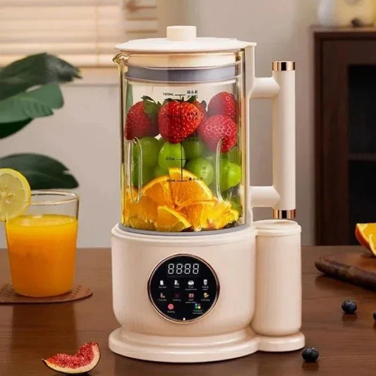 1500ML Electric Soy Milk Machine Wall Breaking  Automatic Intelligent Food Blender Fruit Juicer Blender Rice Paste Maker