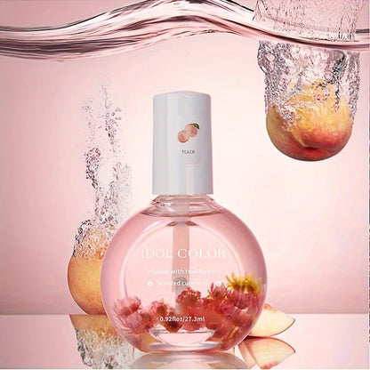 Nail Dry Flower & Cuticle Nutrition Oil, Nail Strengthening Polish, Vitamin Supplement for Preventing Cuticle and Hangnails