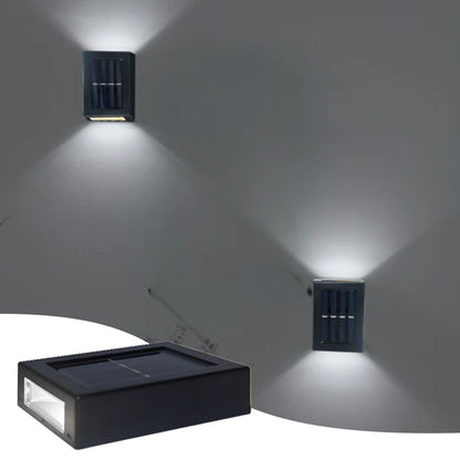 Solar Light Outdoor Up and Down Wall Washer Light Waterproof Solar Lamp for Garden Street Landscape Balcony Yard Porch Decor