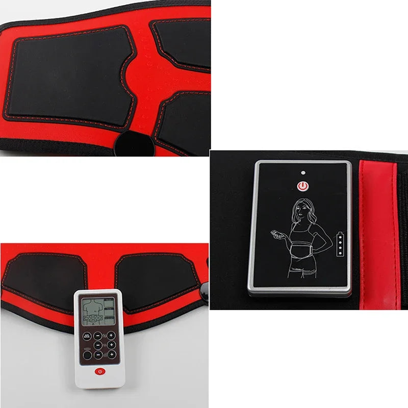 EMS Belt Massage Set Abdominal Fitness Device Intelligent Belt Full Body Muscle Stimulation Trainer USB Charging Version